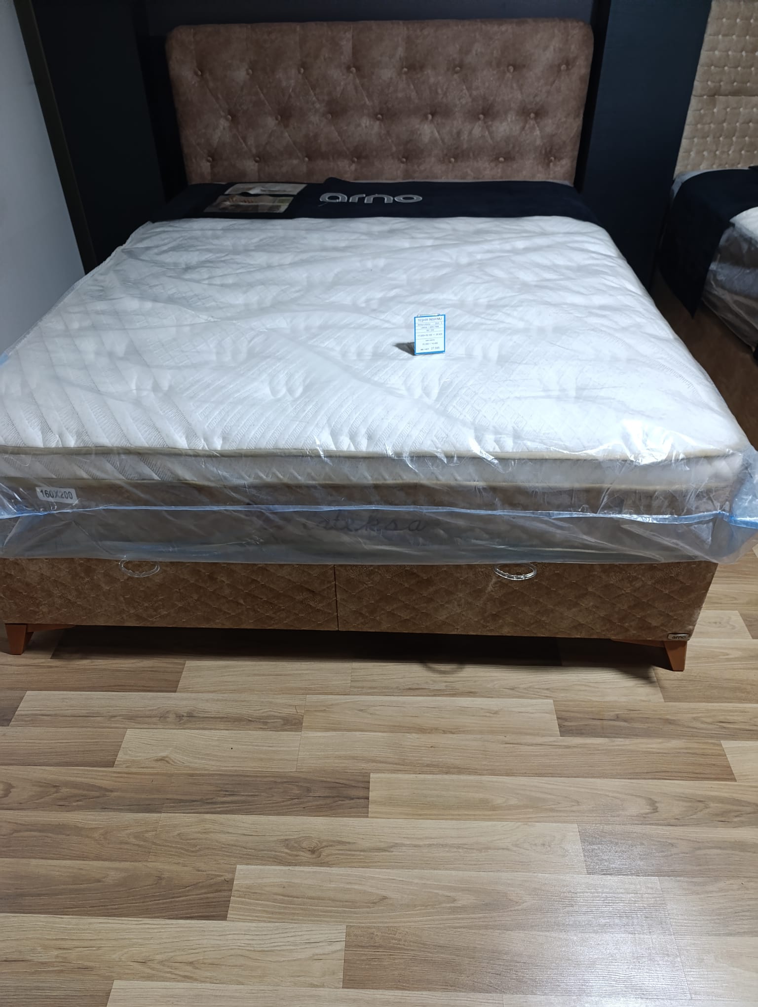 Lateksa Baza Baslik Yatak Set (160x200)