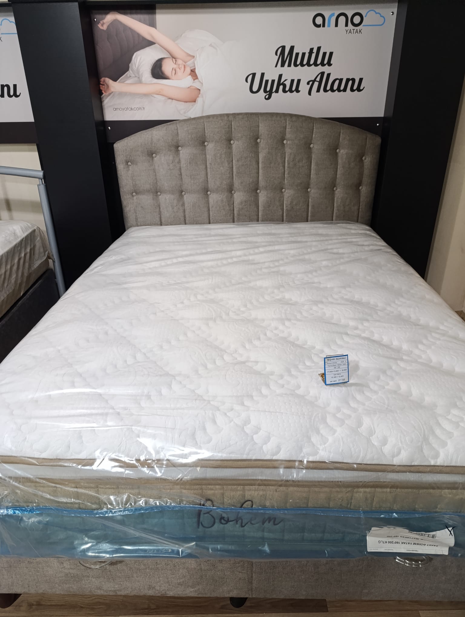 Thermal Baza Baslik - Bohem Yatak Set (160x200)