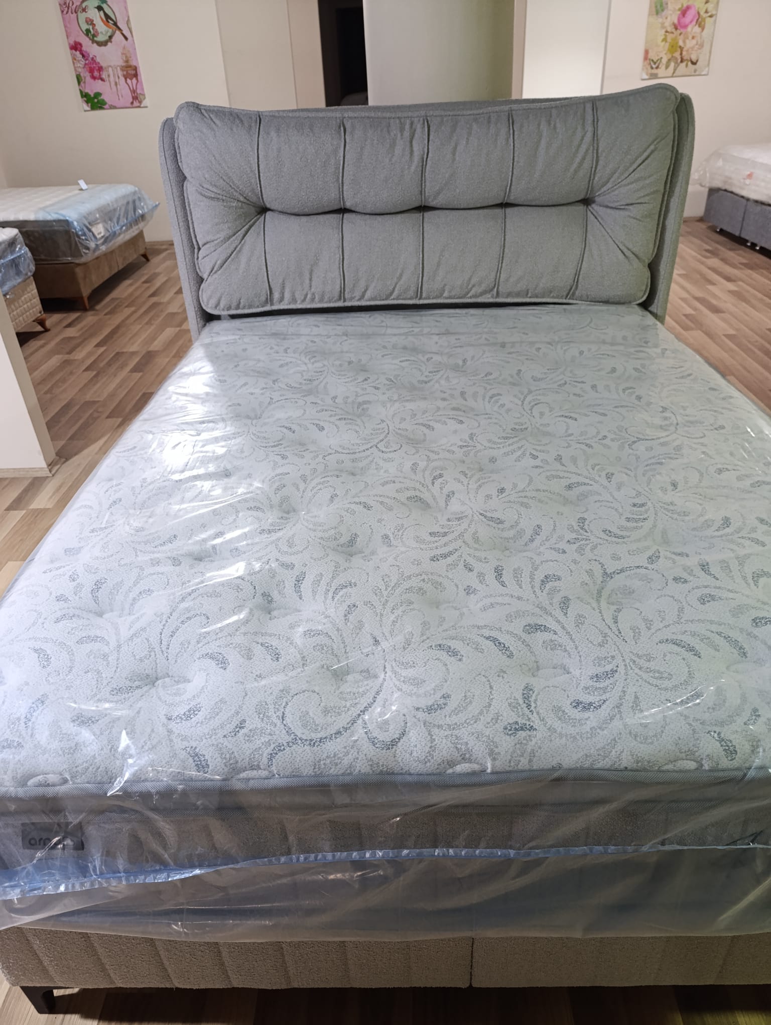 Helen Baza Baslik Yatak Set (160x200)