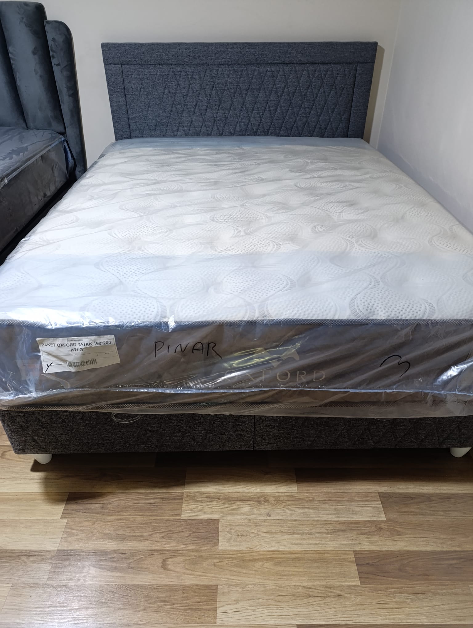 SoftDream Baza Baslik Oxford Yatak Set (160x200)